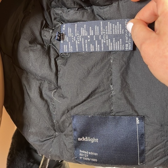 ADD Sz 4 Addlight Down Ltd Edition down and Zip w/ Belt Jacket - Picture 11 of 15